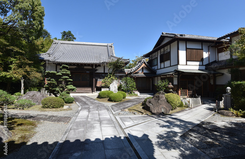 西方寺　本堂と庫裏　京都市北区西賀茂 photo