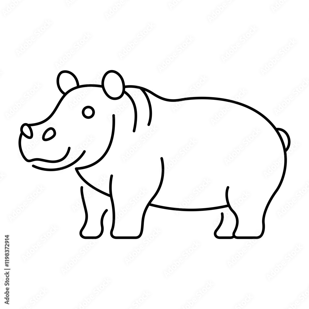 Fototapeta premium Hippo