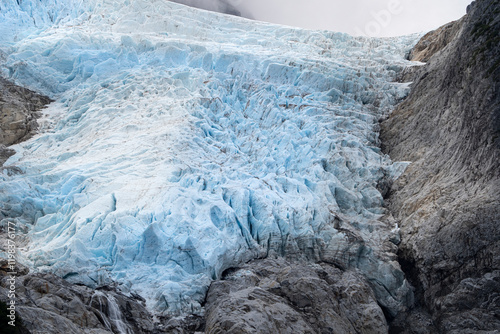 USA, Alaska, Kenai Fjords National Park. Landscape with Addison Glacier. photo