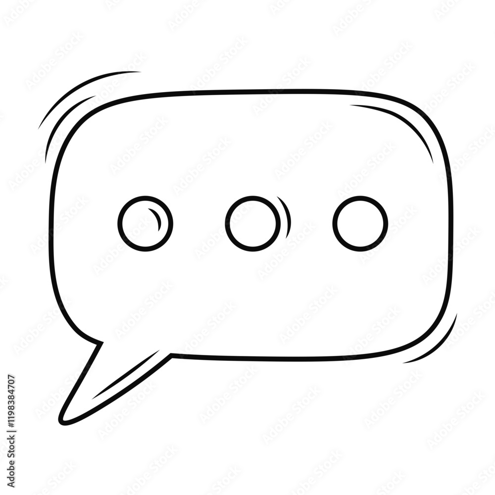 Podcast Doodle Illustration. Isolated on White Background Podcast Doodle Illustration. Isolated on White Background