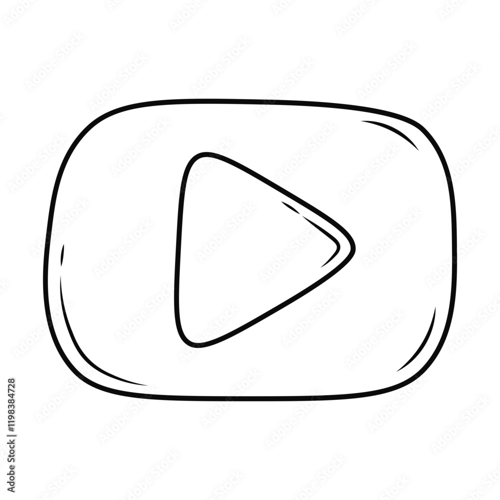 Podcast Doodle Illustration. Isolated on White Background Podcast Doodle Illustration. Isolated on White Background