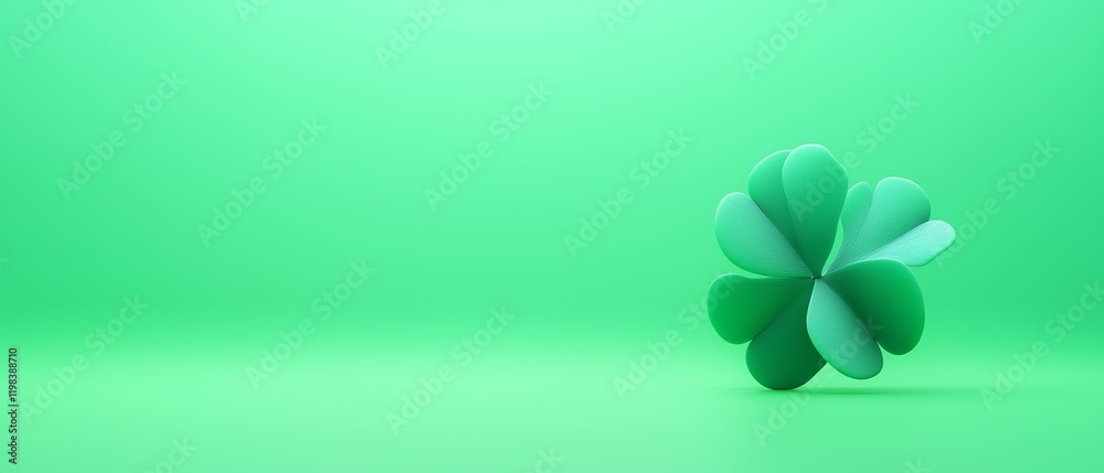 Shamrock Clovers in a Green and Gray Background Shamrock Clovers in a Green and Gray Background