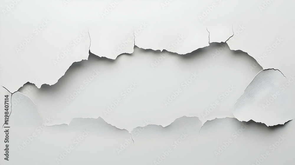 Obraz premium Gentle White Paper Tones, Soft textures evoke tranquility, minimalistic design enhances calmness, perfect for serene backgrounds or artistic projects