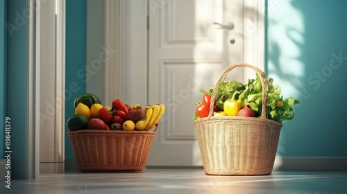 Wallpaper Mural Fresh Produce Delivery: Healthy Eating at Home Torontodigital.ca