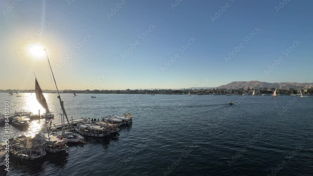 A beautiful day sailing on a Cruise Ship on the Nile River - From Aswan to Luxor in 2025