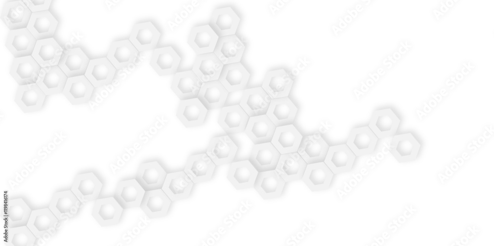 Abstract modern geometric circle effect bright space hexagon style futuristic concept technology shape design. Concept for banner, card, flyer, cover, or brochure. Vector illustration. Abstract modern geometric circle effect bright space hexagon style futuristic concept technology shape design. Concept for banner, card, flyer, cover, or brochure. Vector illustration.