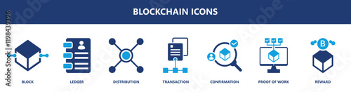mining block icon collection, icon set, solid icon.