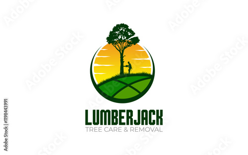 Illustration graphic vector for professional and eco-friendly wood-cutting business logo design template