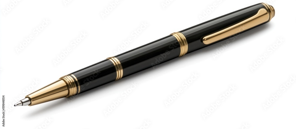 Elegant Black and Gold Luxury Pen Elegant Black and Gold Luxury Pen