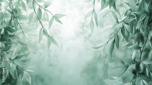 Delicate porcelain teacups with plum blossoms, soft steam rising, embodying serenity and elegance of Chinese New Year.