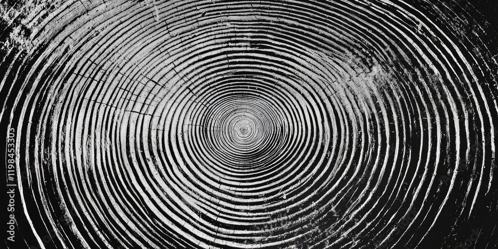 Wave lines mimicking the shape of tree rings. Wave lines mimicking the shape of tree rings.