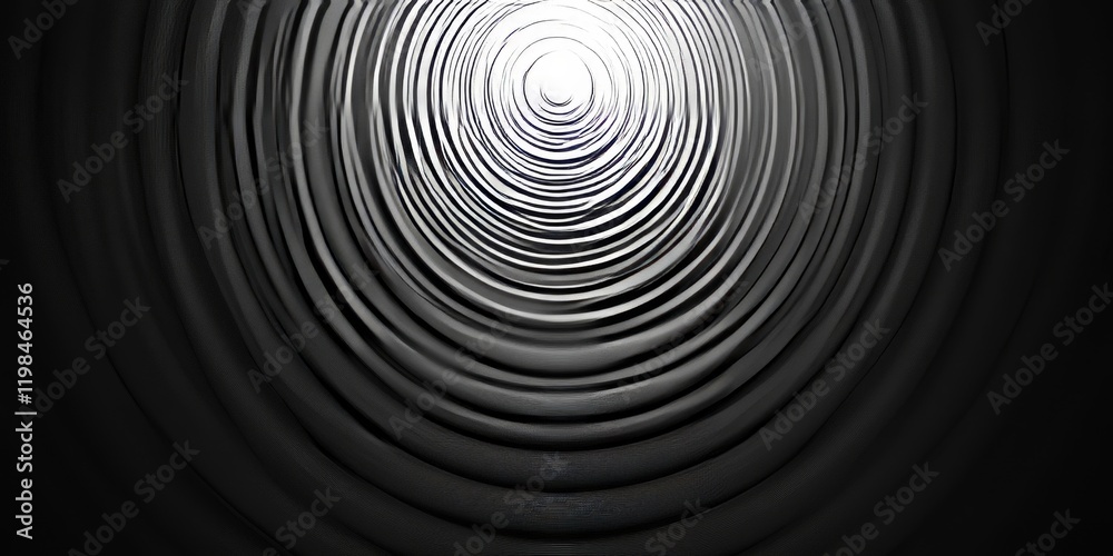 Abstract dark gray black blurred gradient background, illuminated patterns texture presentation slide, vibrant color transitions, Generative AI