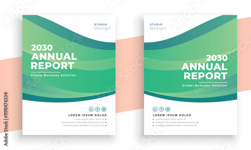 Corporate Book Cover Design Template in A4. Can be adapt to Brochure, Annual Report, Magazine, Poster, Business Presentation, Portfolio, Flyer, Banner, Website.