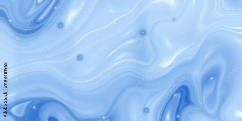Abstract Blue Swirling Liquid Background Texture with Subtle Glimmering Lights Abstract Blue Swirling Liquid Background Texture with Subtle Glimmering Lights