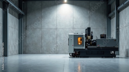 Wallpaper Mural Industrial Injection Molding Machine in Modern Factory Setting Torontodigital.ca