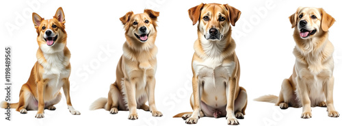 Playful Real Dog Collection: High-Quality PNG images for Pet Lovers and Design Projects
