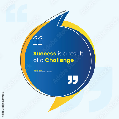 Bubble testimonial banner, quote, infographic. Social media post template designs for quotes. Empty speech bubbles, quote bubbles and text box