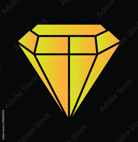 realistic diamond icon . vector illustration eps 10.
