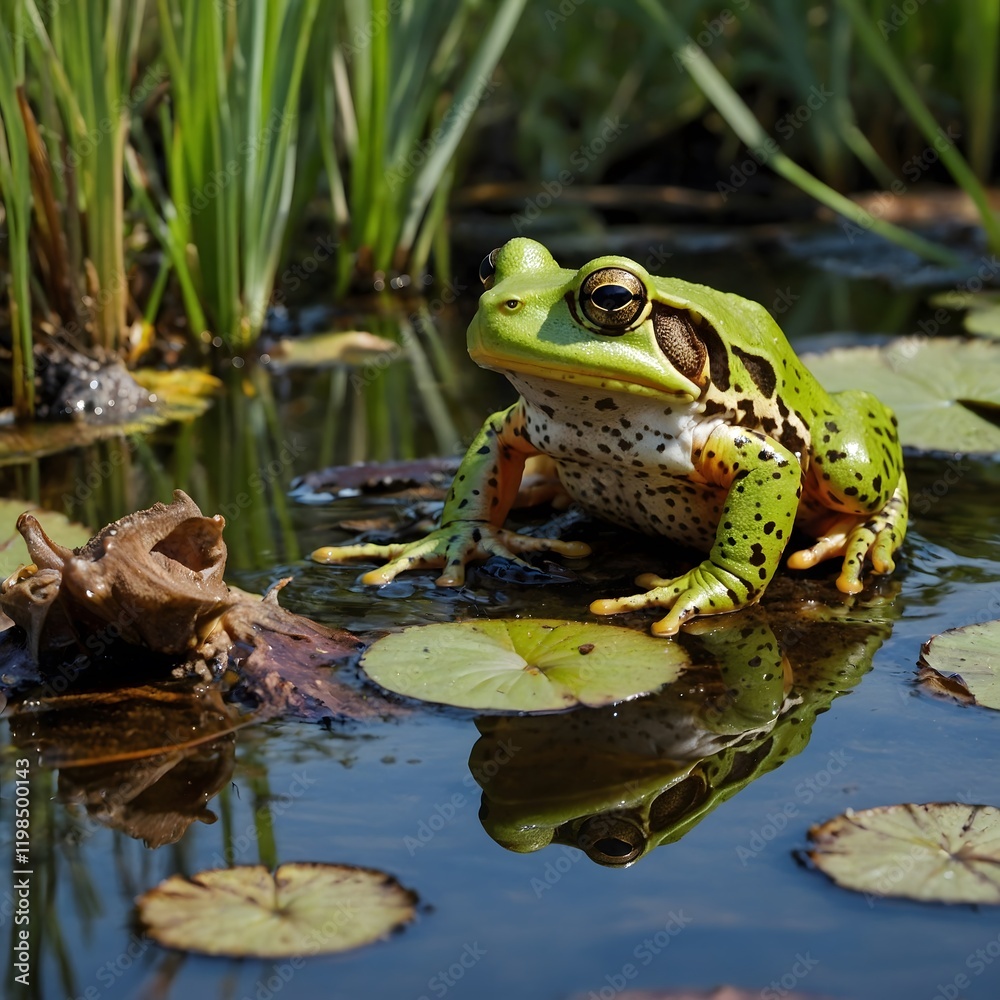 A Gathering in Nature: Whistling Tree Frog and Its Friends A Gathering in Nature: Whistling Tree Frog and Its Friends