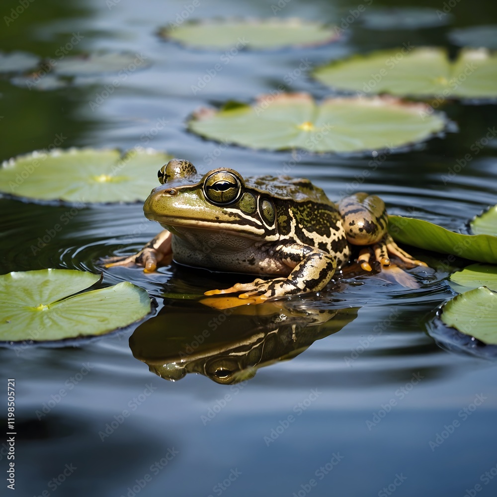 Nature’s Feast: The Rain Whistling Frog Hunting in the Rainstorm Nature’s Feast: The Rain Whistling Frog Hunting in the Rainstorm
