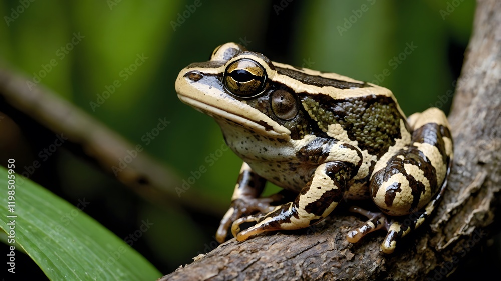 Moonlit Serenade: The Rain Whistling Frog's Call in the Rainforest Moonlit Serenade: The Rain Whistling Frog's Call in the Rainforest