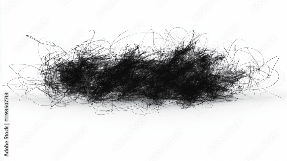 Dark scribbles isolated on white Dark scribbles isolated on white