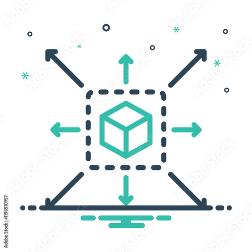 Mix icon for dimension