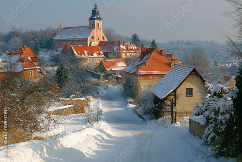 Europe City In Winter