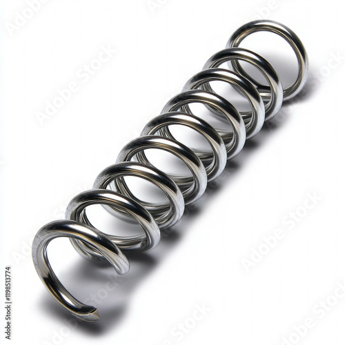 Metal Spring Isolated