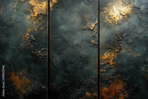 Painted Metal Background