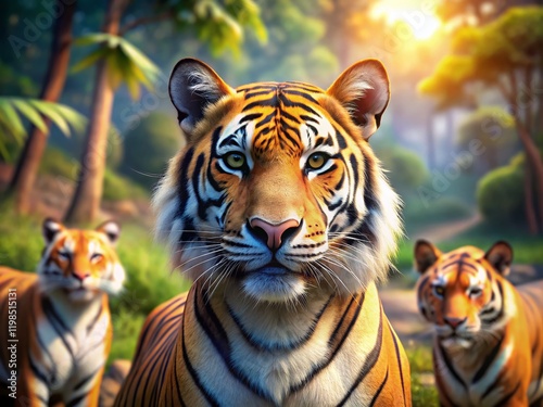 3D Zoo Animals: High-Resolution Images of Wildlife in Stunning Detail photo