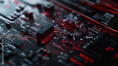 Red Circuits on a Circuit Board