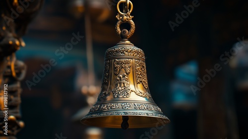 Nging golden bell of cherche. photo