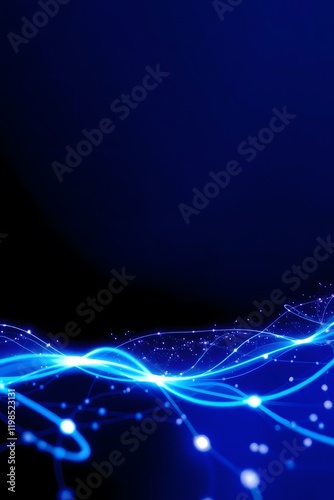 Glowing Blue Lines Abstract Viewsonic Background photo