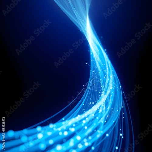 Glowing Blue Lines Abstract Viewsonic Background photo