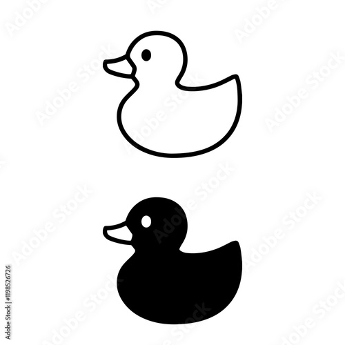 duck icons design for templates.