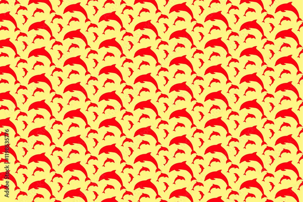 Fototapeta premium shark vector pattern.eps