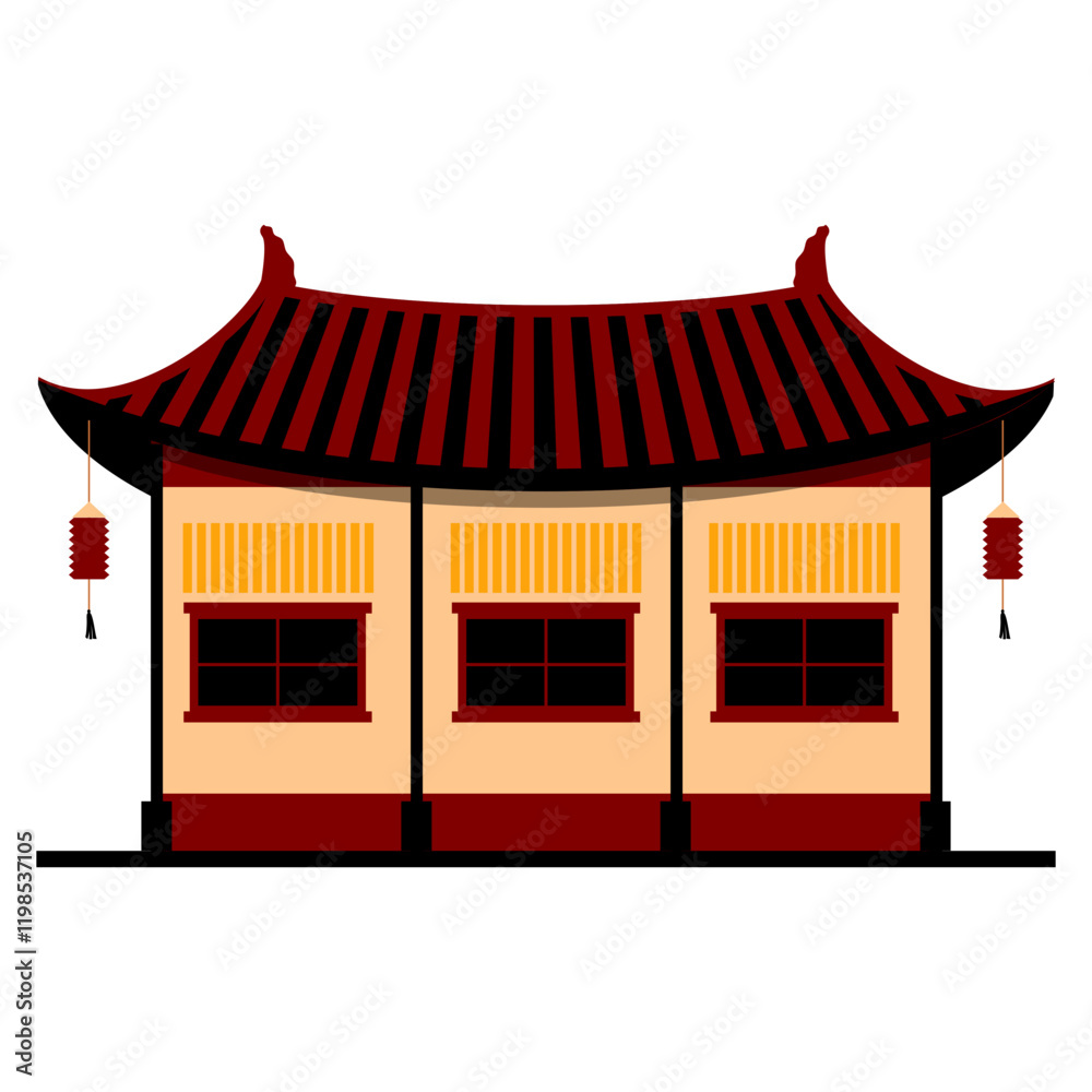 Fototapeta premium asian temple building