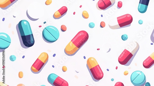 background with pills