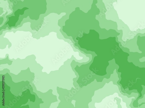 Abstract green topographic texture background, soft hills, nature inspired design, calming palette. photo