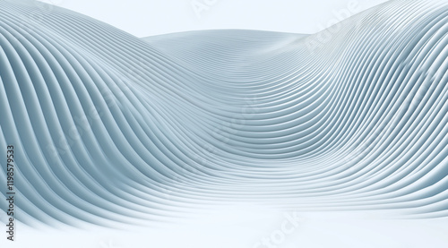 High-Quality Light Blue Background with Soft White Gradient and Curved White Shapes  Smooth, Simple Composition in Ultra High Definition