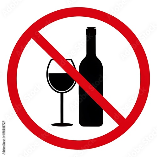 No alcohol symbol