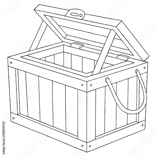 Wooden Picnic Cooler