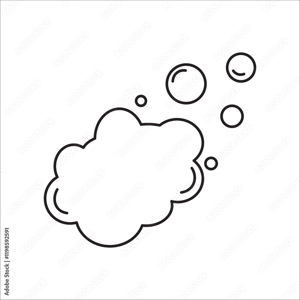 soap bubbles icon. bubbles soap icon. hand washing concept soap bubbles icon. bubbles soap icon. hand washing concept