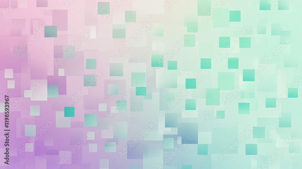Abstract pastel square background. Soft, blurred squares in pink, purple, and teal create a dreamy, ethereal mood. Perfect for websites, presentations, or social media. Abstract pastel square background. Soft, blurred squares in pink, purple, and teal create a dreamy, ethereal mood. Perfect for websites, presentations, or social media.