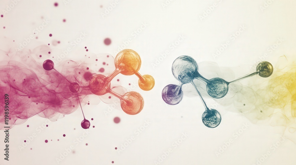 diagram of a double displacement reaction, showcasing two ionic compounds exchanging ions