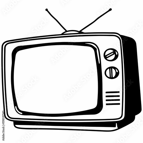 retro tv set