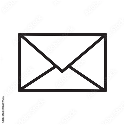 mail icon. message icon. envelope mail icon