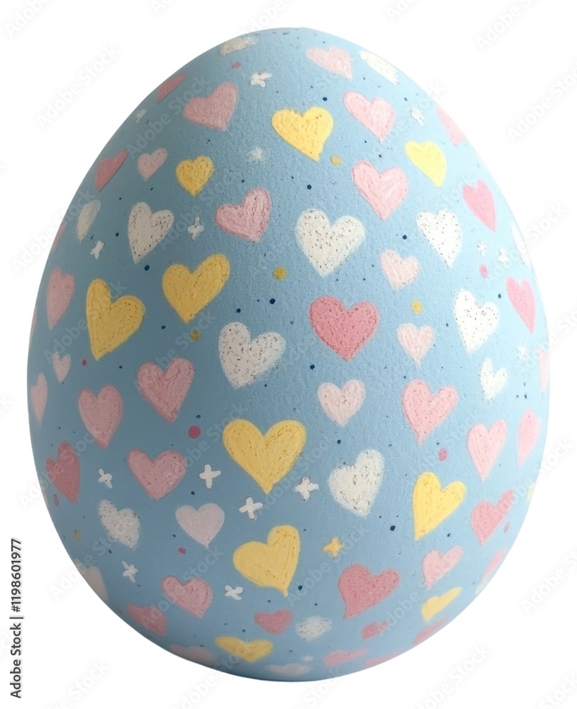 PNG Heart and Star Pattern Easter Egg egg pattern easter. PNG Heart and Star Pattern Easter Egg egg pattern easter.