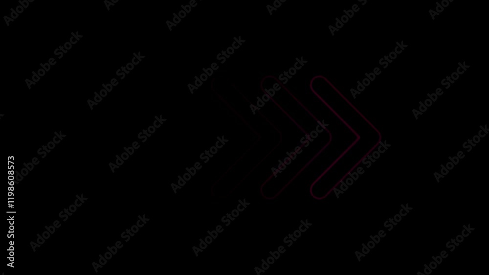 Abstract neon arrow loading animation. Glowing neon Arrow Swipe isolated .direction arrow loading . Abstract neon arrow loading animation. Glowing neon Arrow Swipe isolated .direction arrow loading .